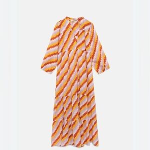 Compañia Fantastica Zigzag Sun Dress - New With Tags